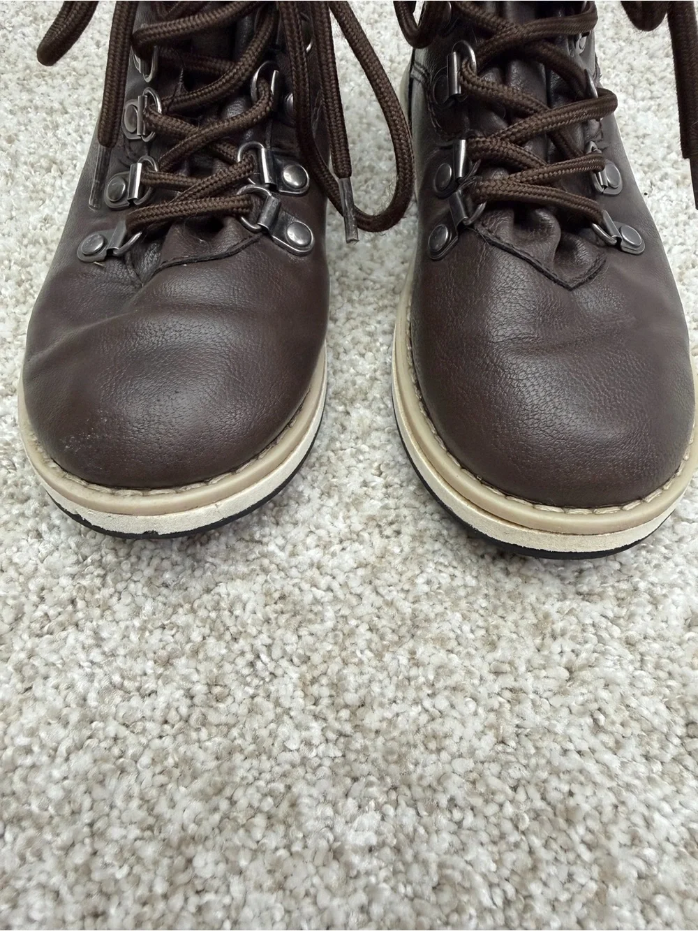 Nautica Boys Alize Youth Faux-Leather Lace-up Ankle Boots Size 1